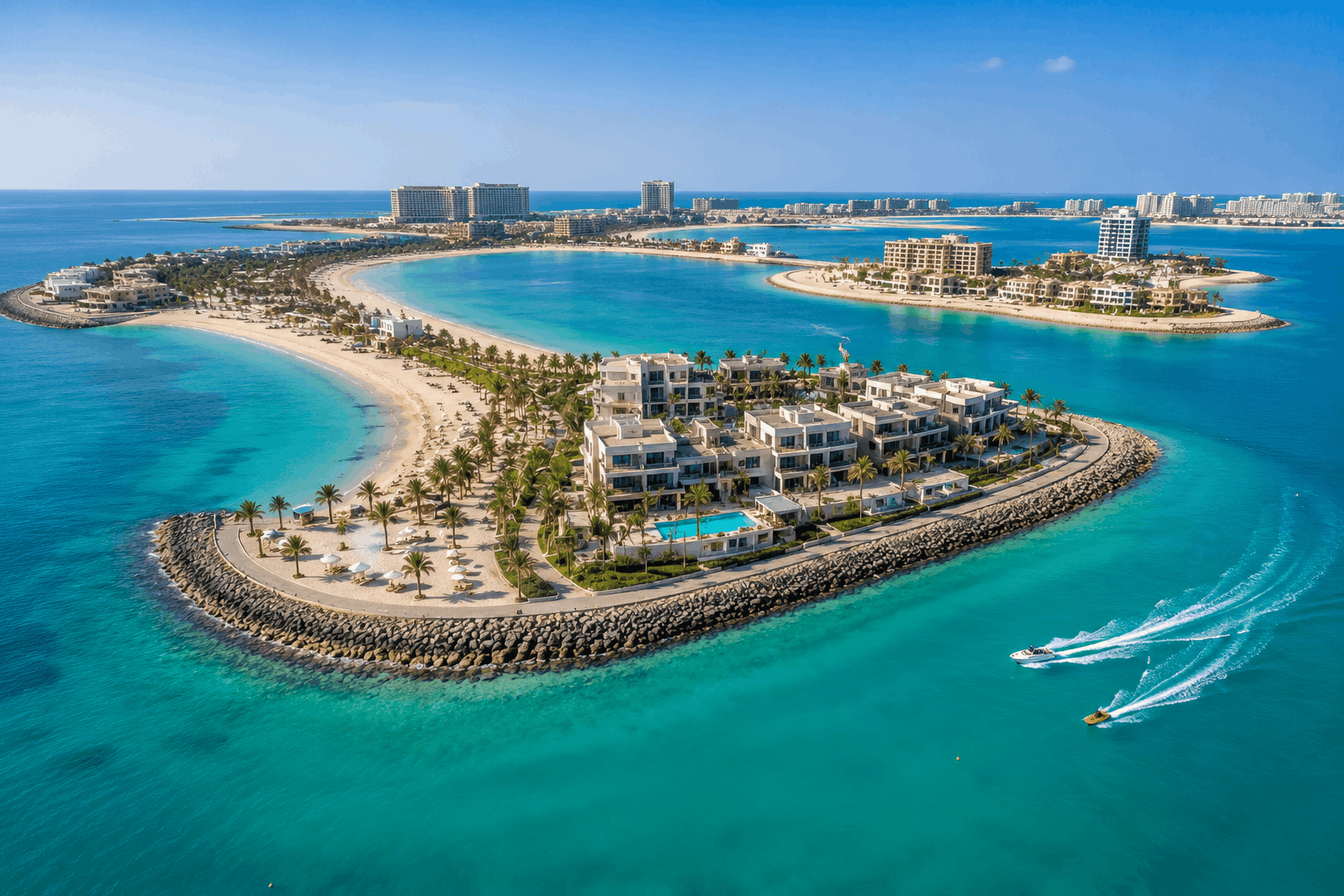 Al Marjan Island beach