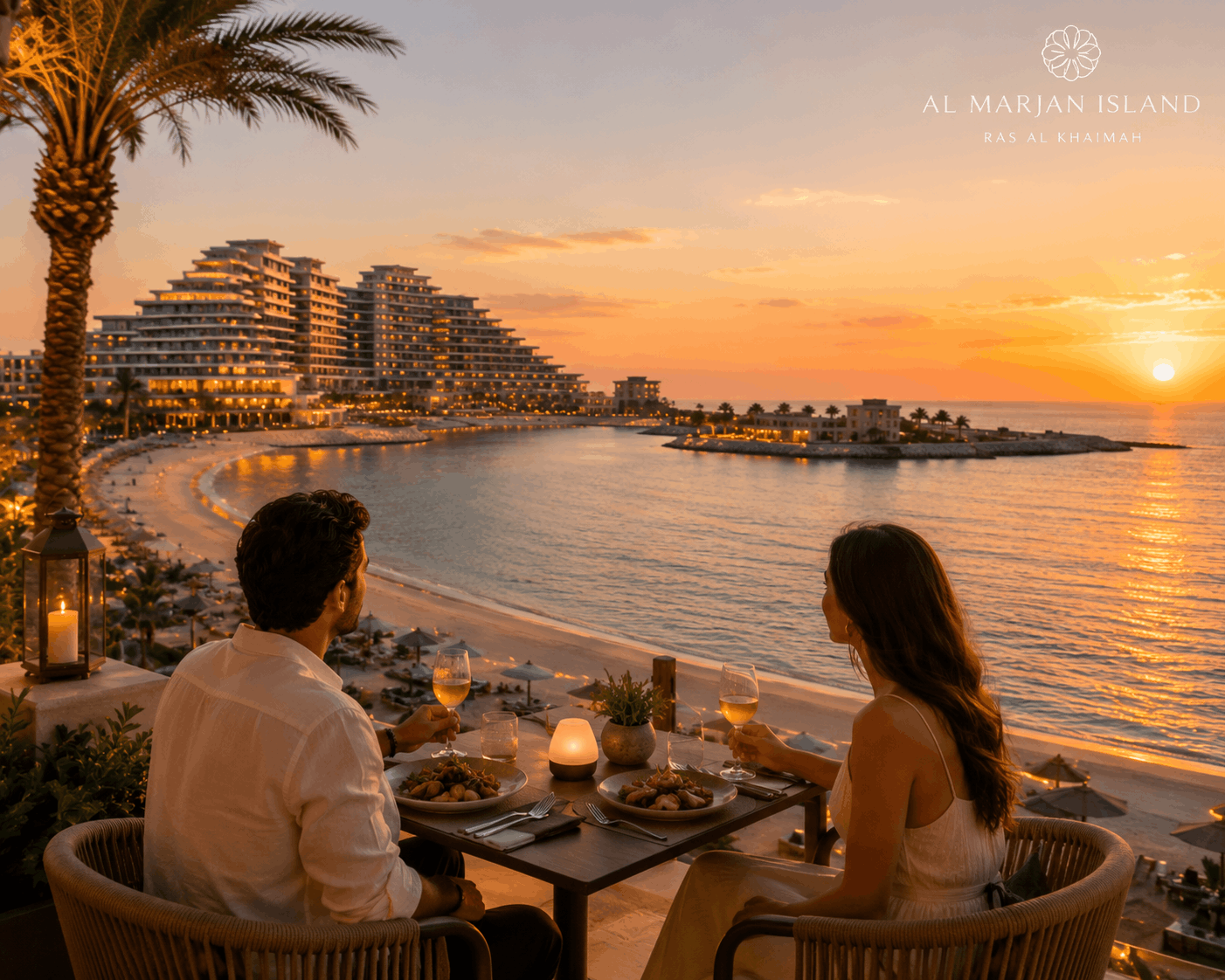 Couple on Al Marjan Island