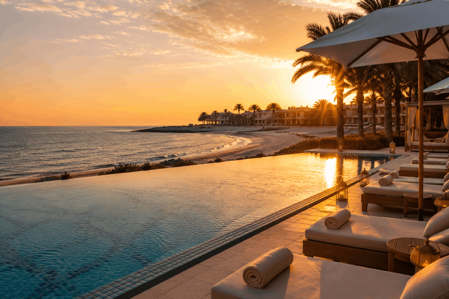 Beach or pool day in Ras Al Khaimah