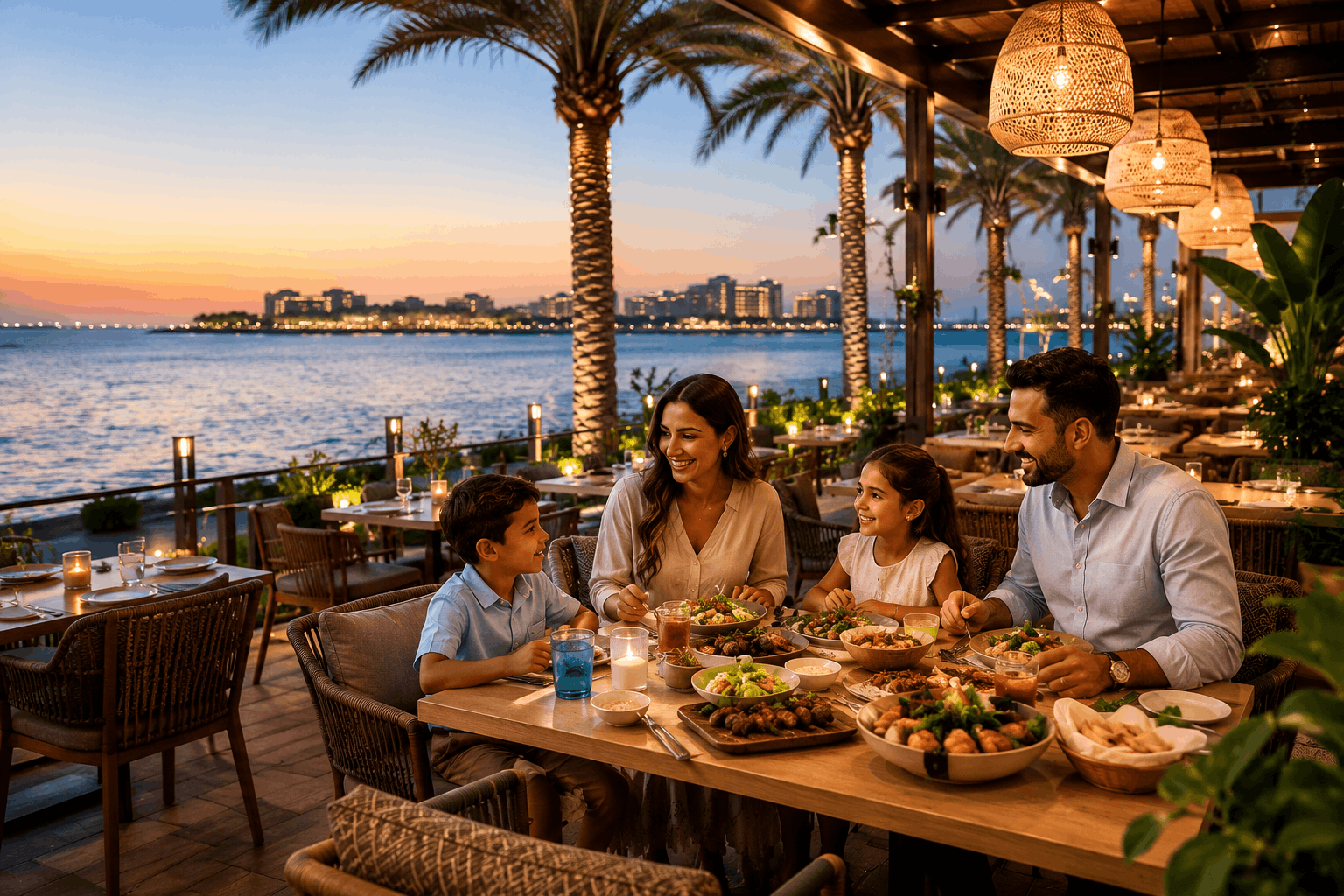 Best family restaurant on Al Marjan Island