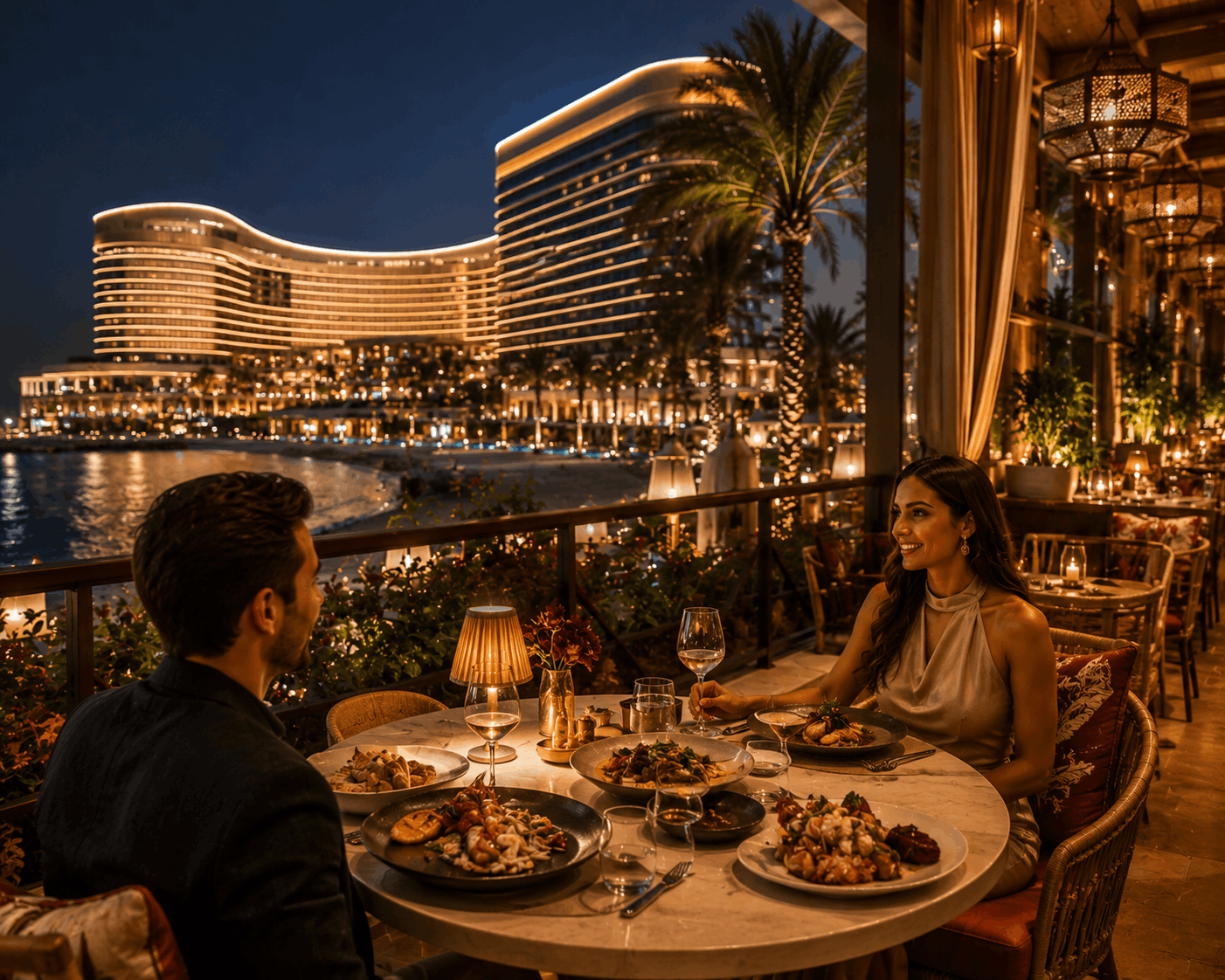 Best restaurant for Wynn Al Marjan visitors