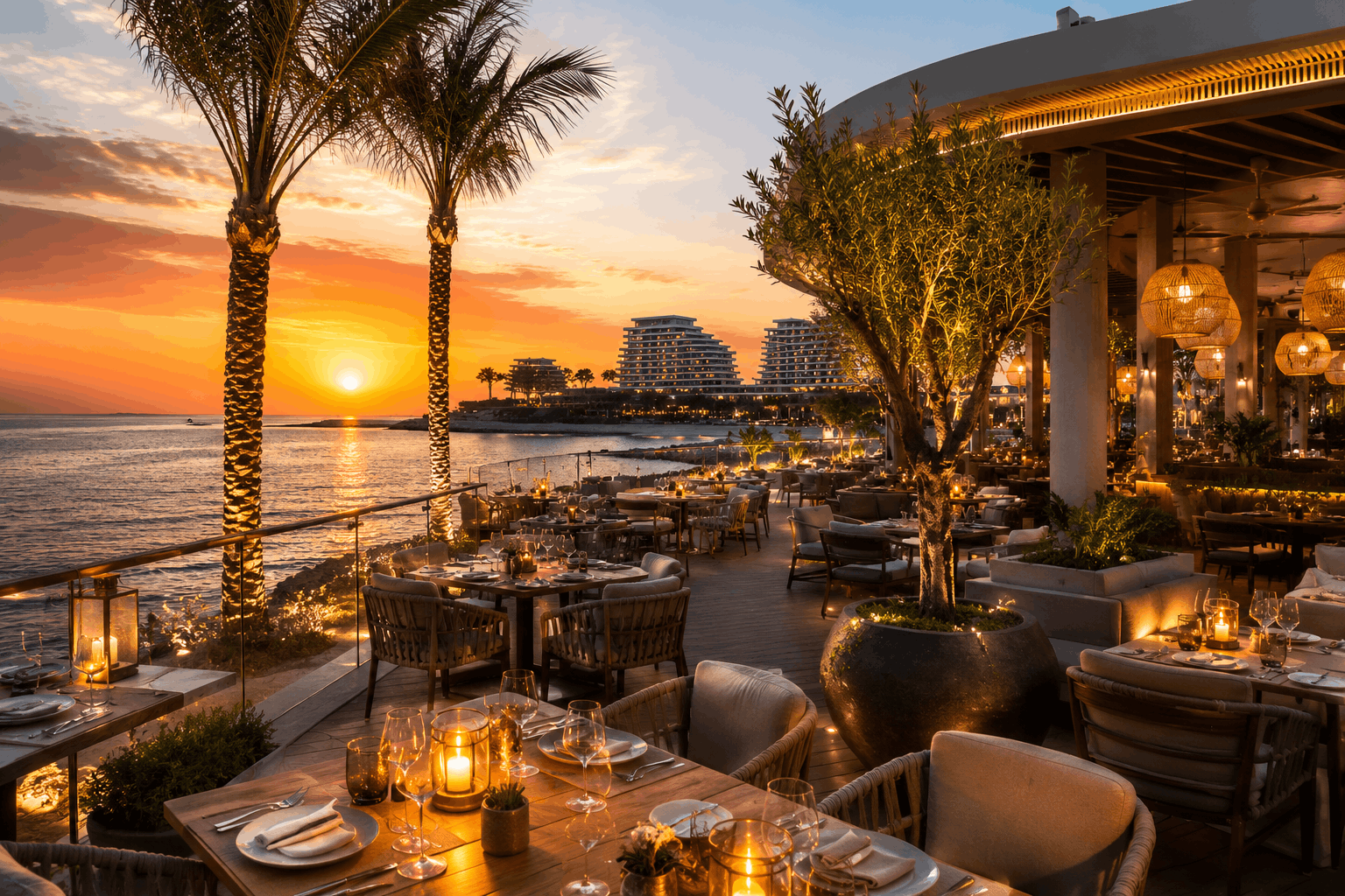 Best restaurants on Al Marjan Island