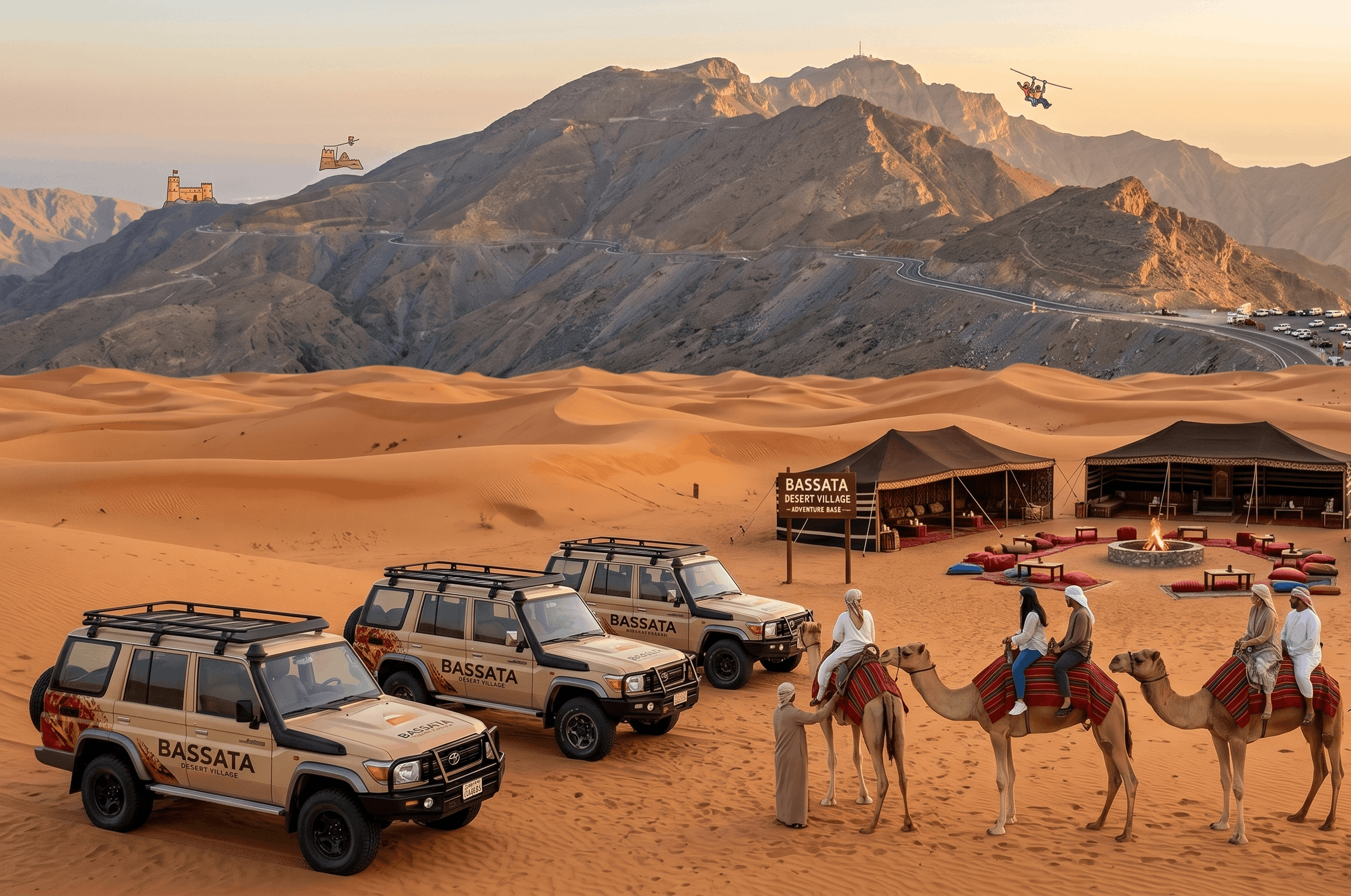 Family desert safari Ras Al Khaimah