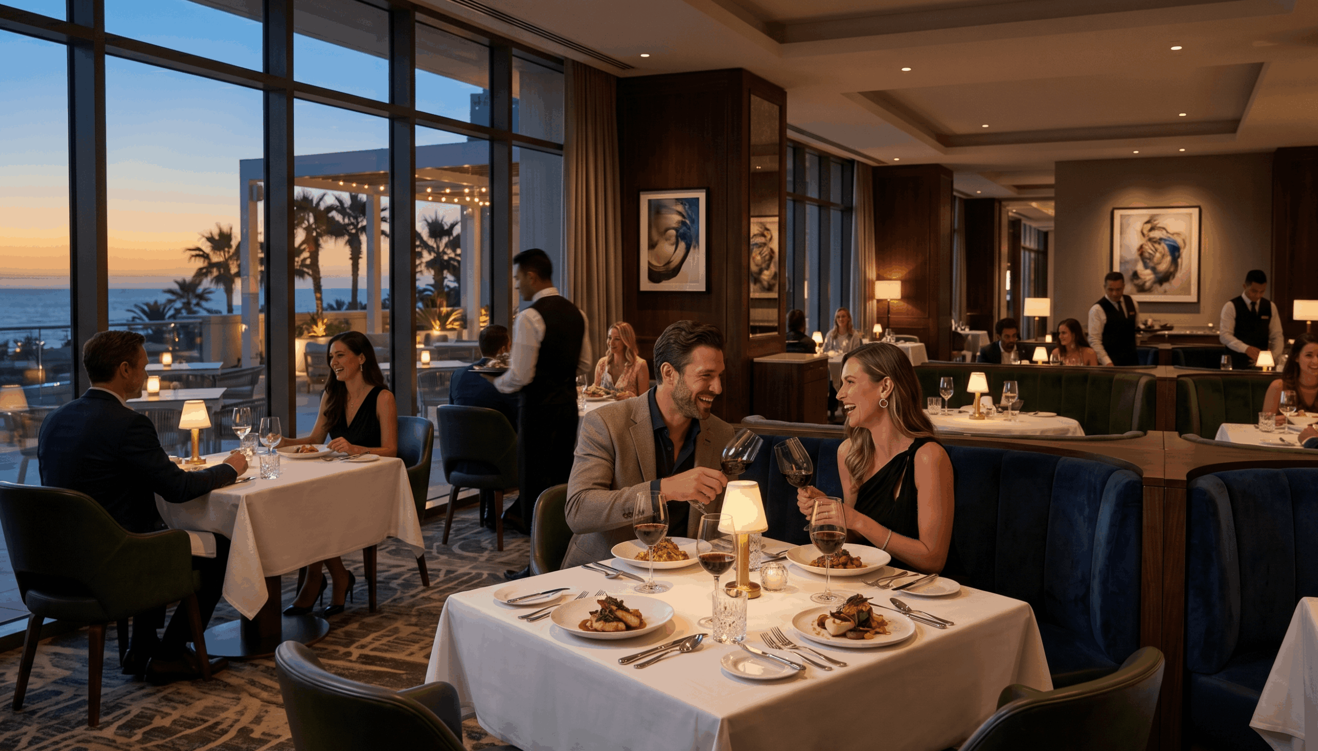 Dinner at the hotel Ras Al Khaimah
