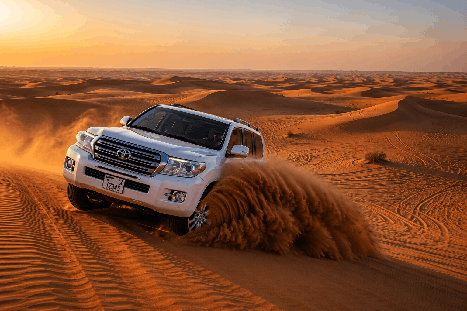 Dune driving Ras Al Khaimah