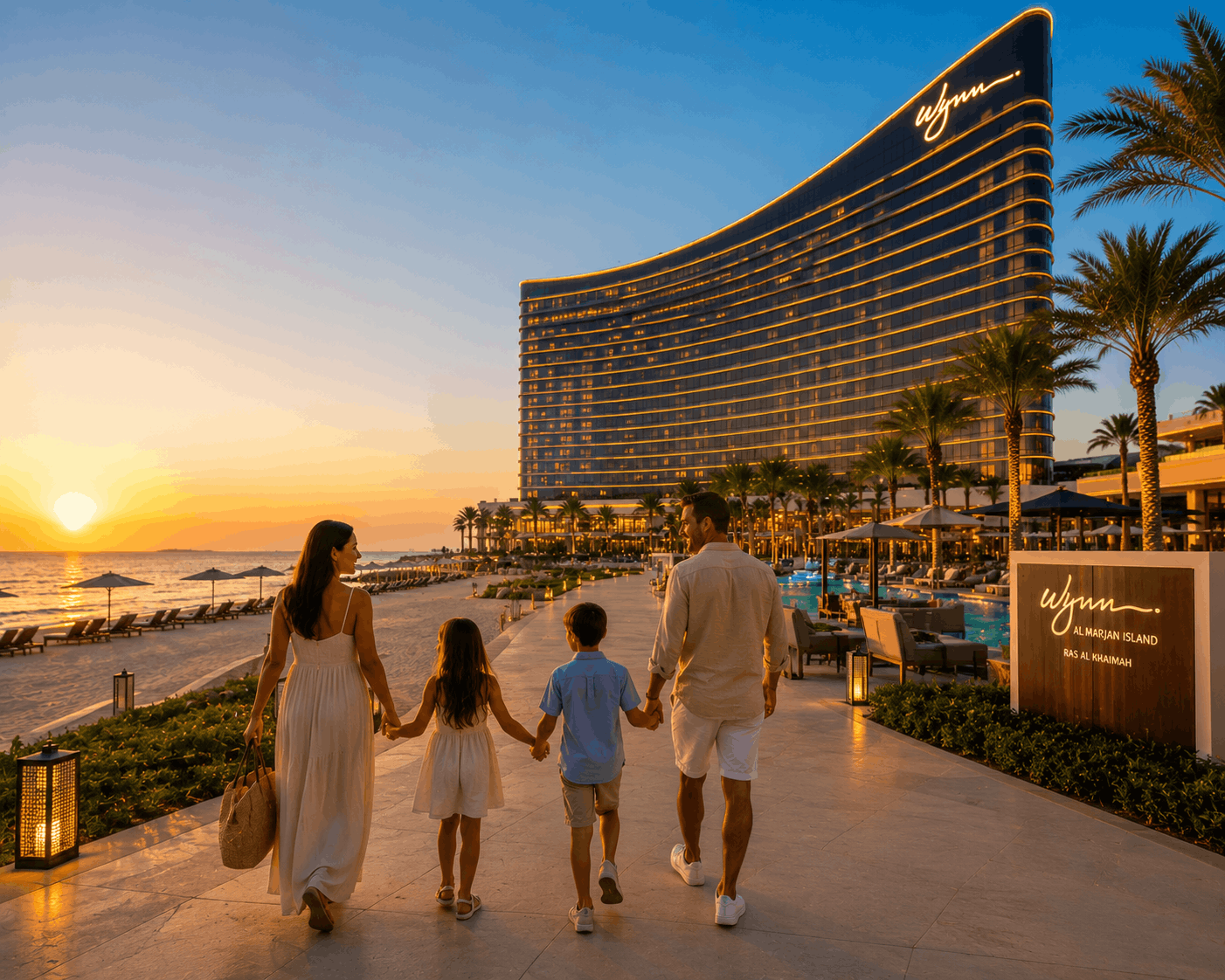Families at Wynn Al Marjan