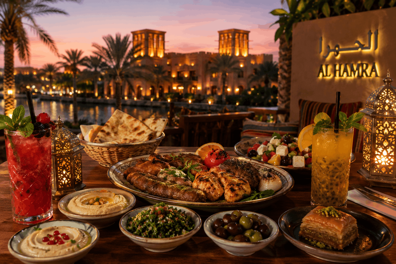 Food and drink in Al Hamra