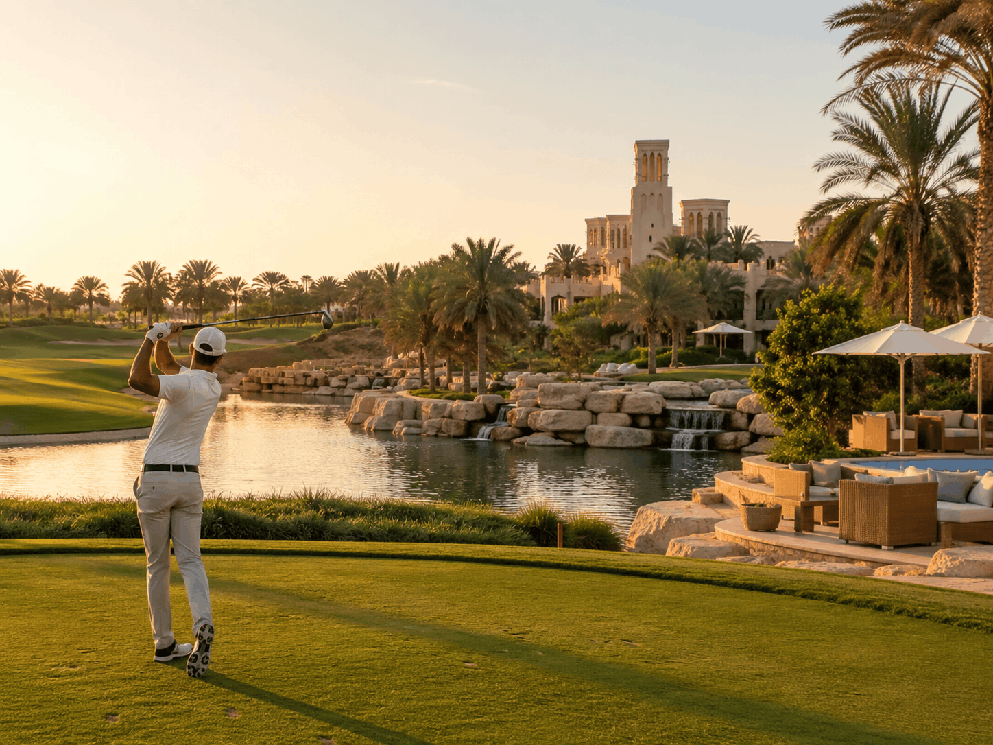 Golf and leisure in Al Hamra
