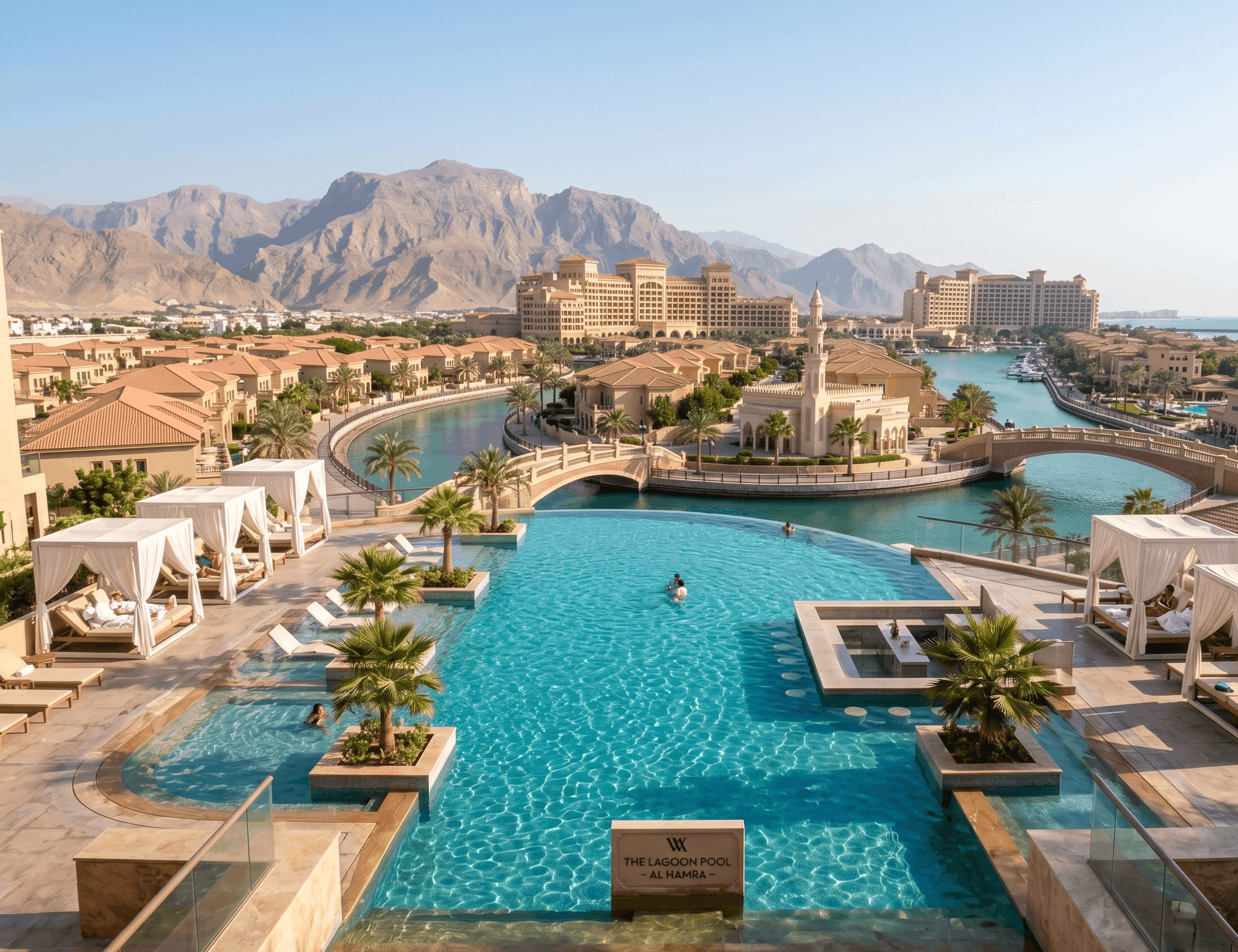 Family pool day Ras Al Khaimah