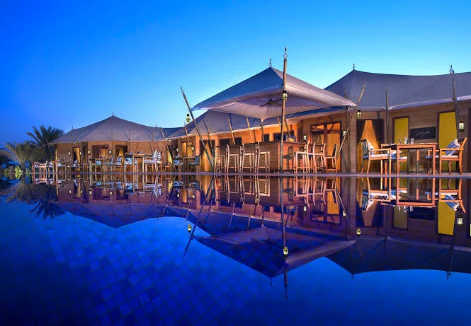 Ritz-Carlton Al Hamra Beach — resort exterior and grounds