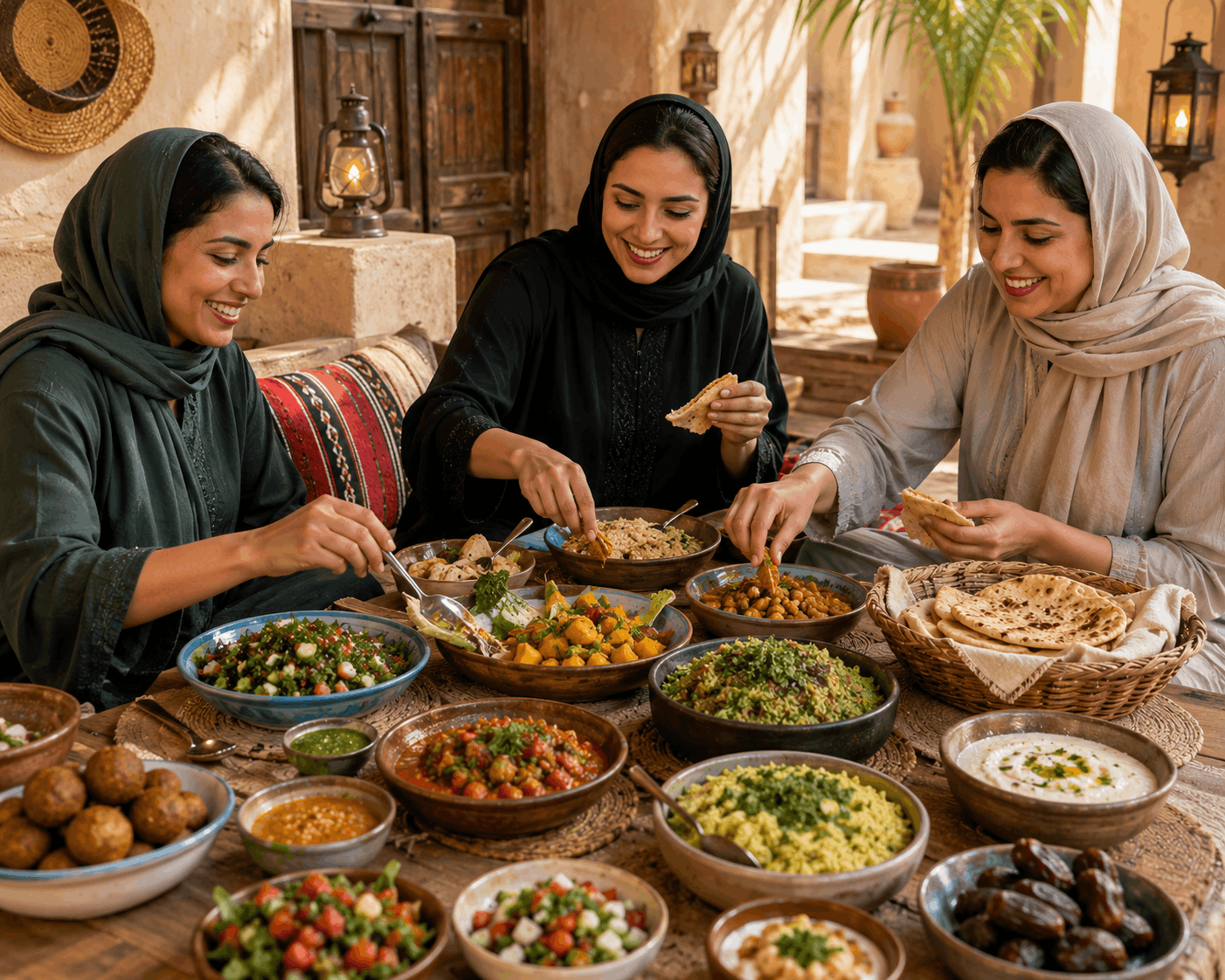Vegetarian Emirati food options