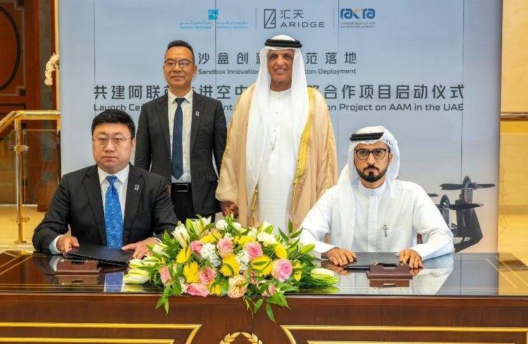 Ras Al Khaimah Air Mobility Deal Signed with Aridge to Create Flying Vehicle Test Zone